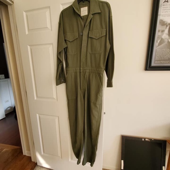 Army Green Jumpsuit. - Picture 1 of 2